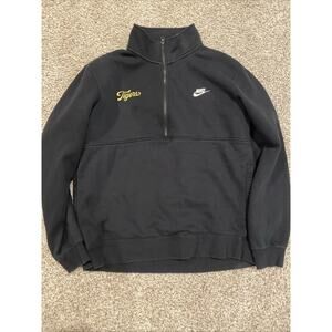 Mizzou Nike Long Sleve Half Zip Fleece Large